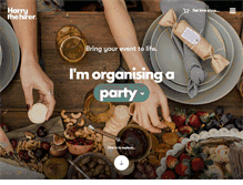 Tablet Screenshot of harrythehirer.com.au